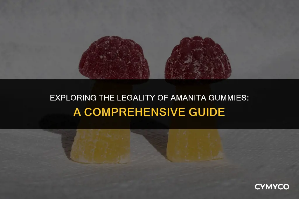 are amanita gummies legal