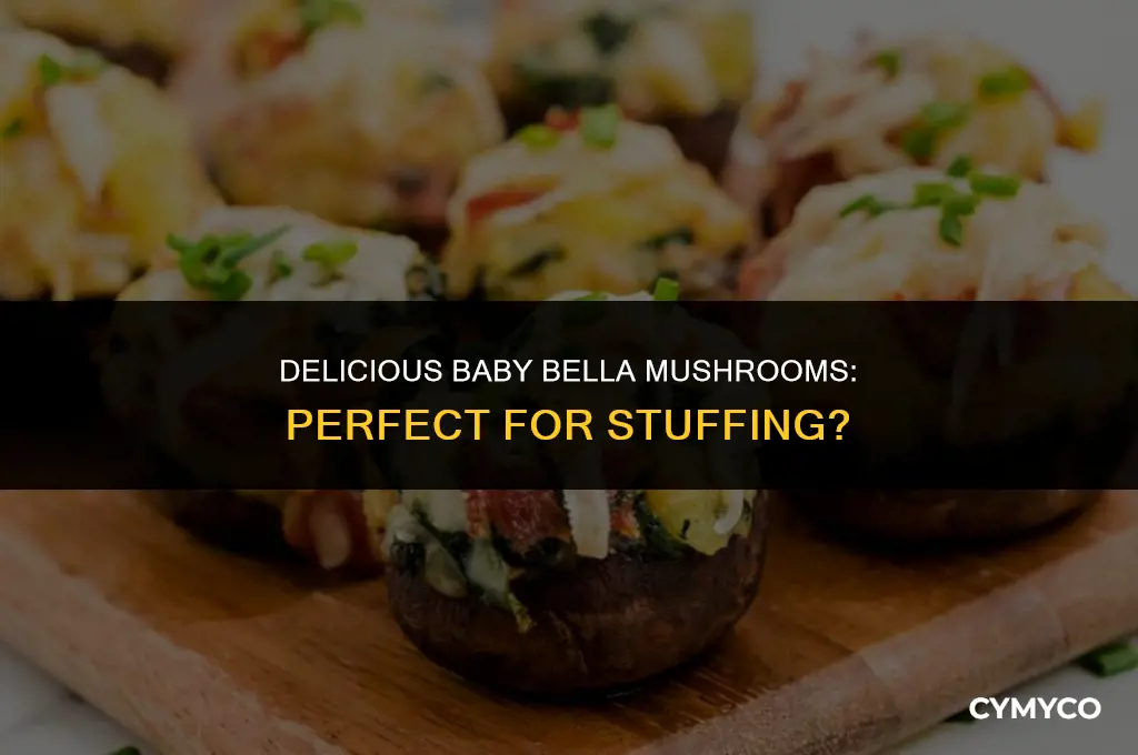 are baby bella mushrooms good for stuffing