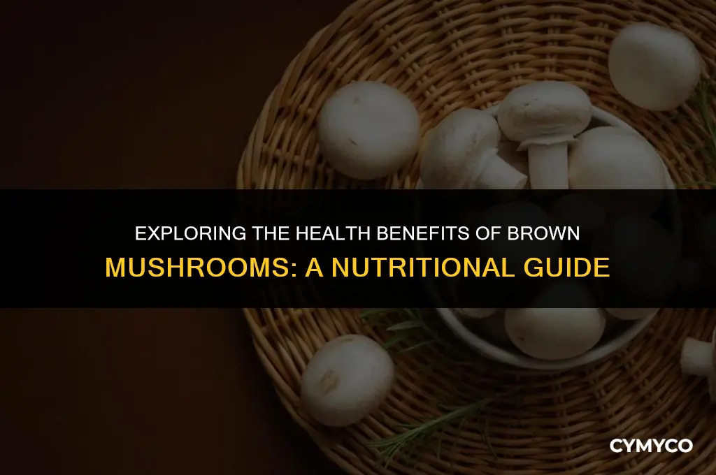 are brown mushrooms good for you
