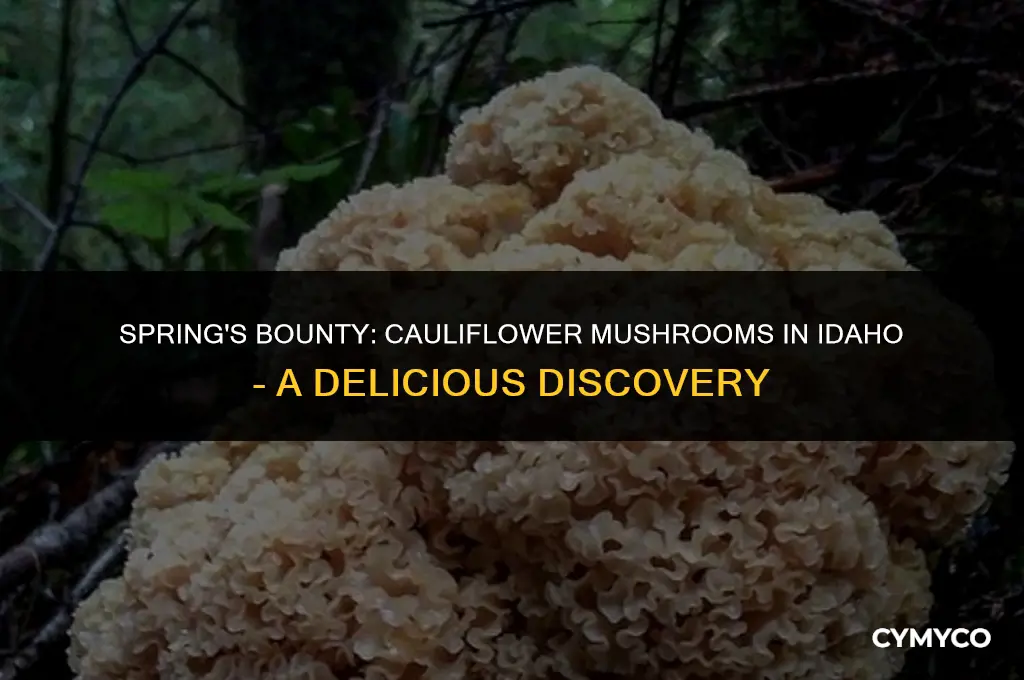 are cauliflower mushrooms good in the spring in idaho