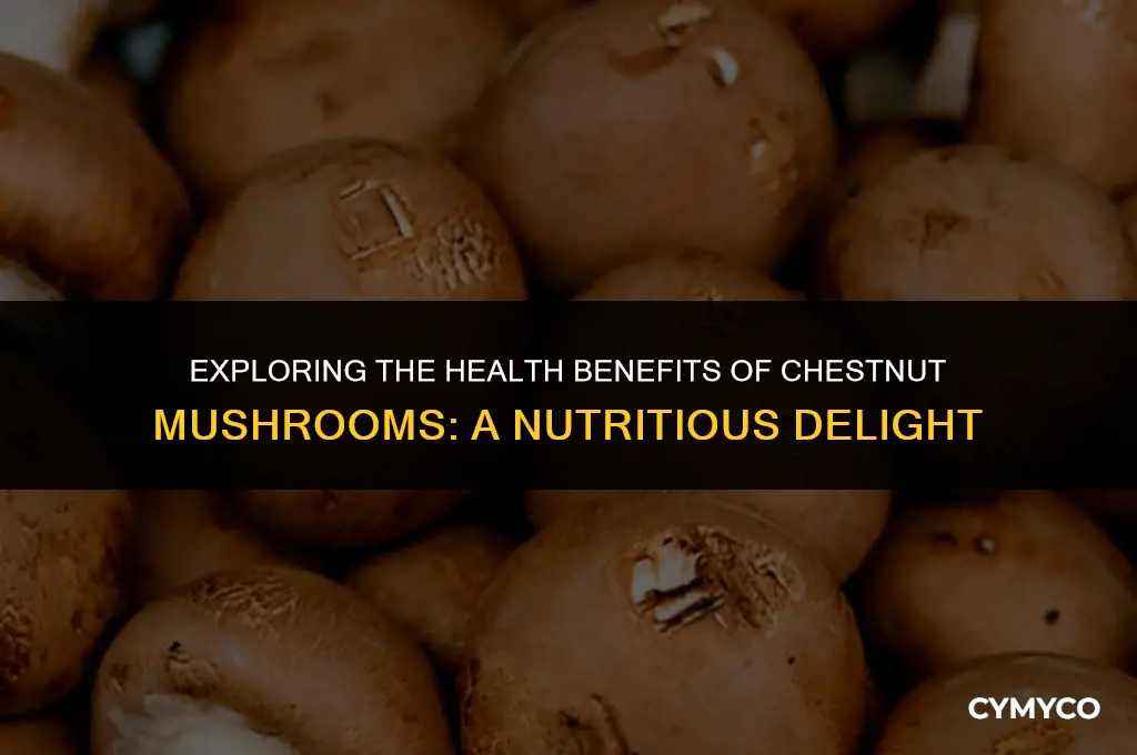 are chestnut mushrooms good for you
