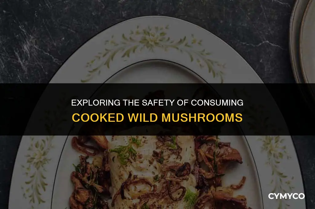 are cooked wild mushrooms safe to eat