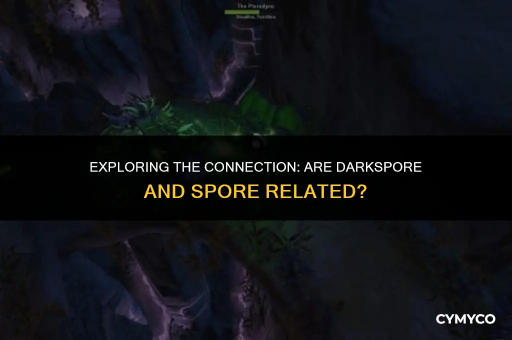 are darkspore and spore related