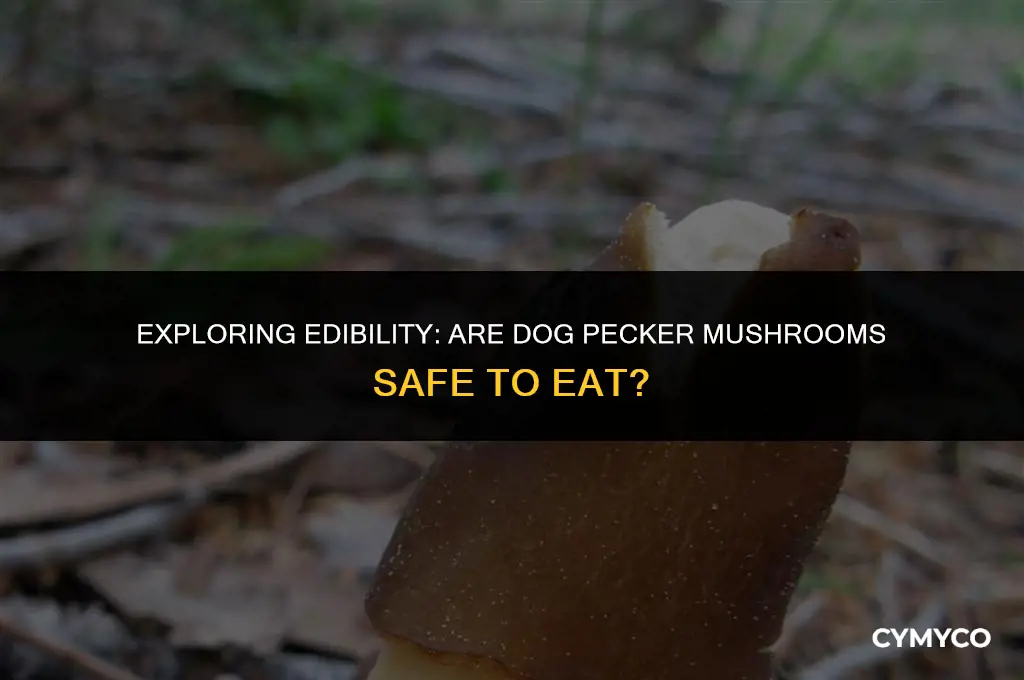 are dog pecker mushrooms edible