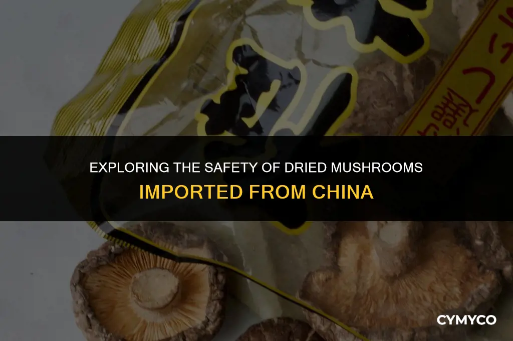 are dried mushrooms from china safe to eat