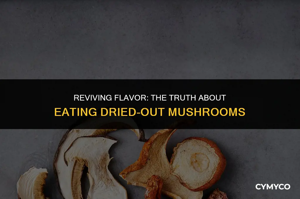 are dried out mushrooms ok to eat