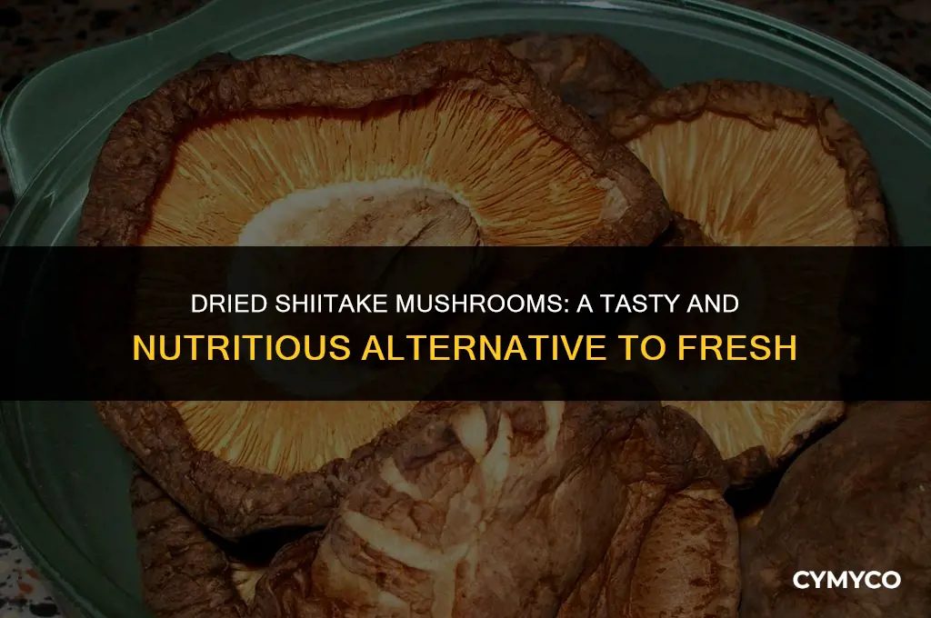 are dried shiitake mushrooms as good as fresh