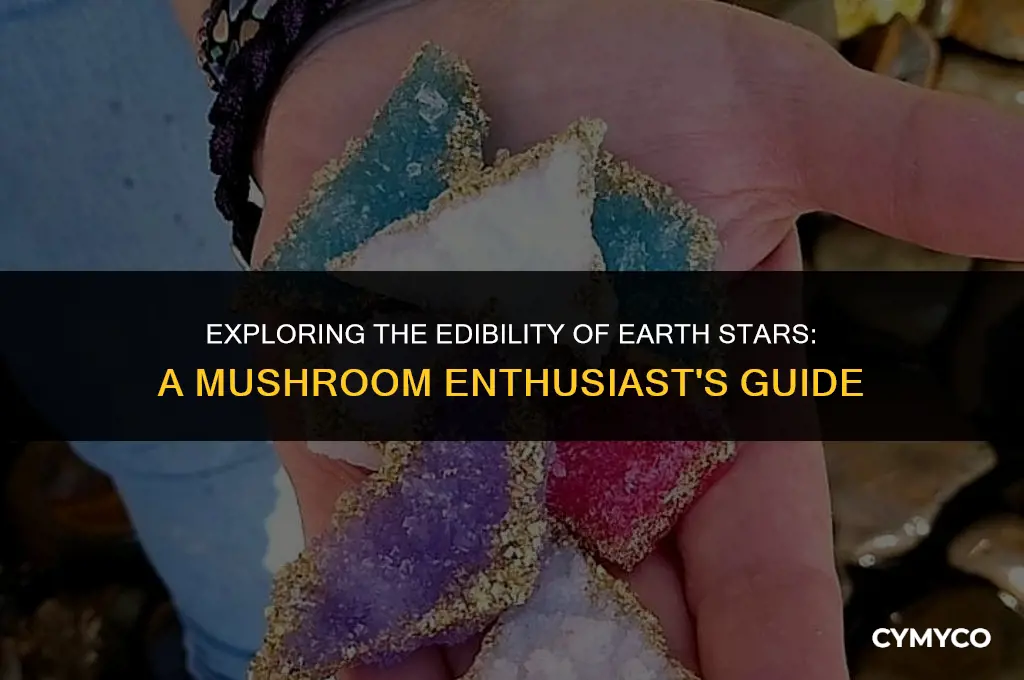 are earth stars edible mushroom