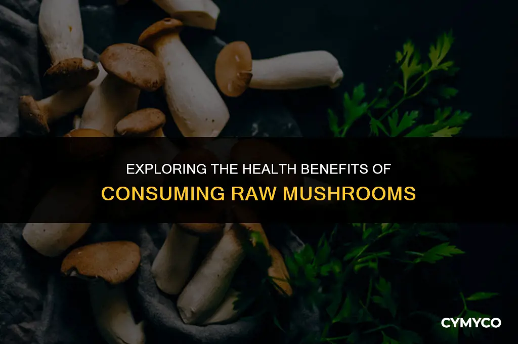 are eating raw mushrooms good for you