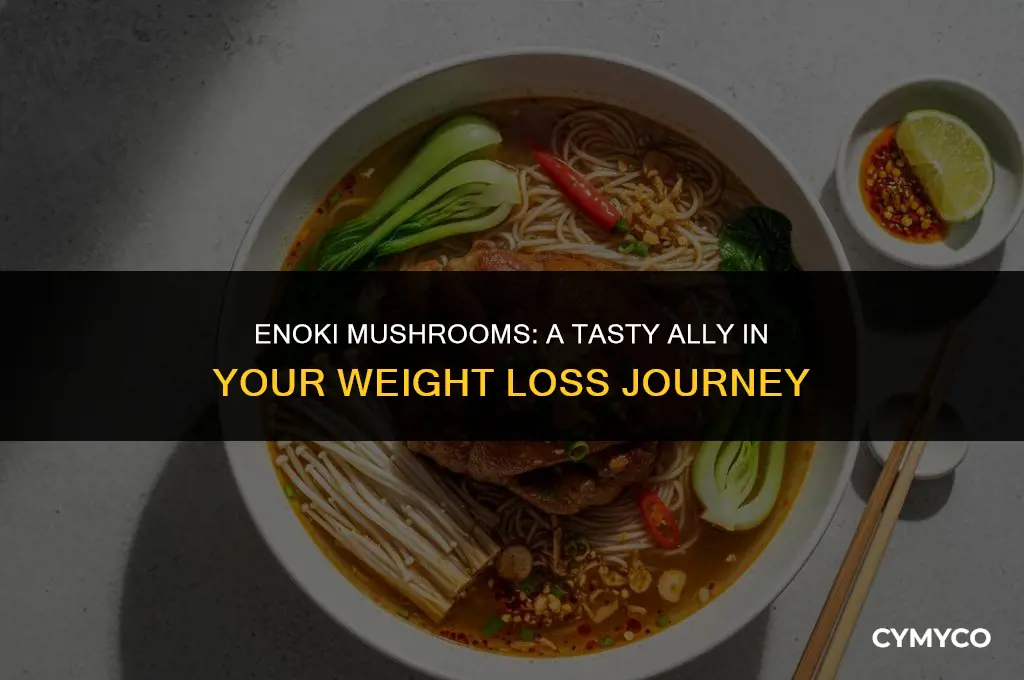 are enoki mushrooms good for weight loss