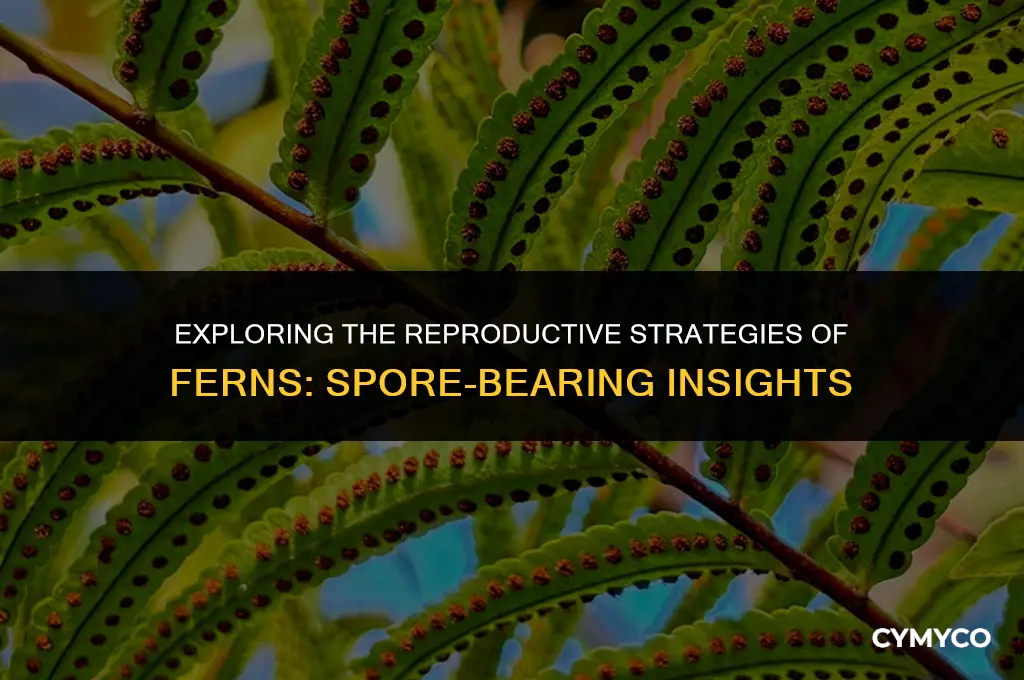 are fern spore bearing