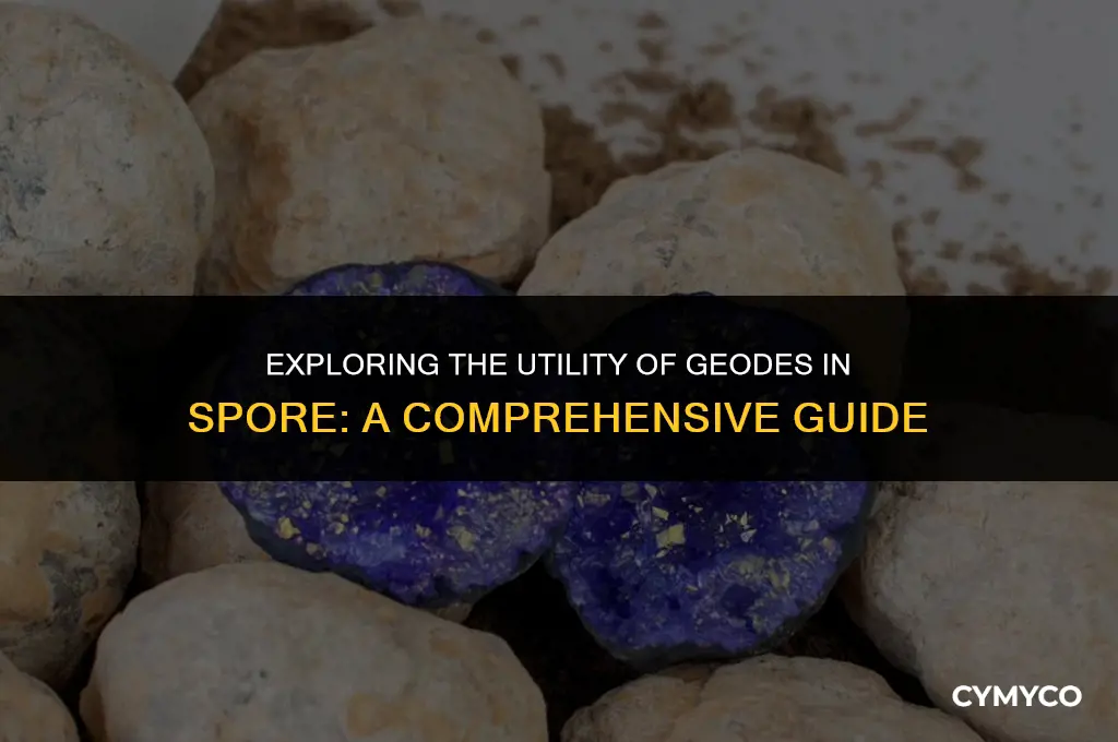 are geodes useful in spore