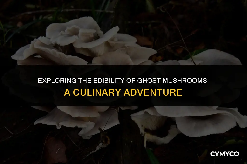 are ghost mushrooms edible