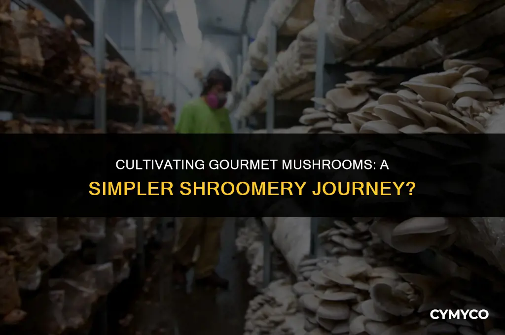 are gourmet mushrooms easier to grow shroomery