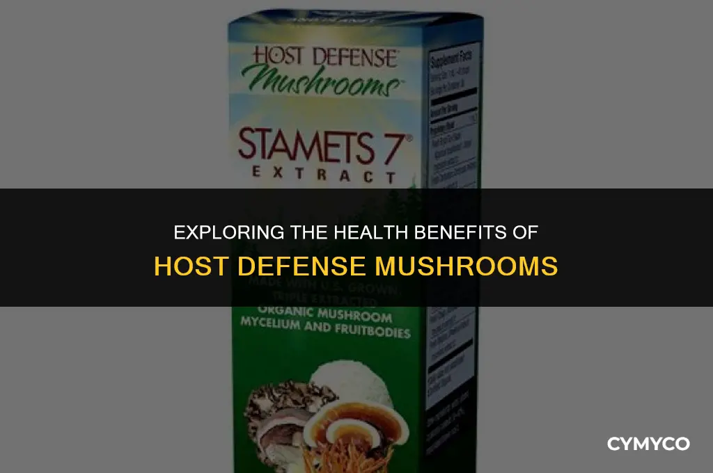 are host defense mushrooms good for you