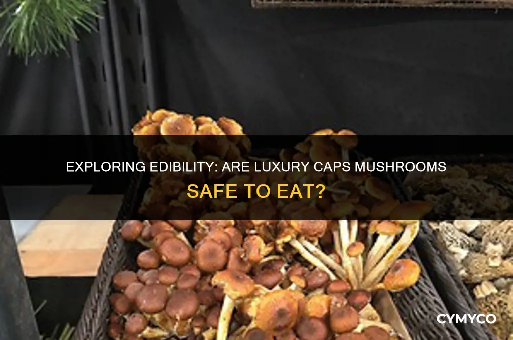 are luxury caps mushroom edible to eat
