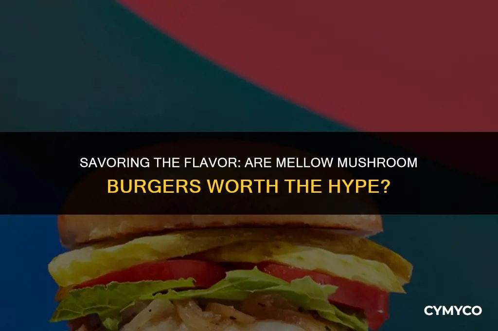 are mellow mushroom burgers good
