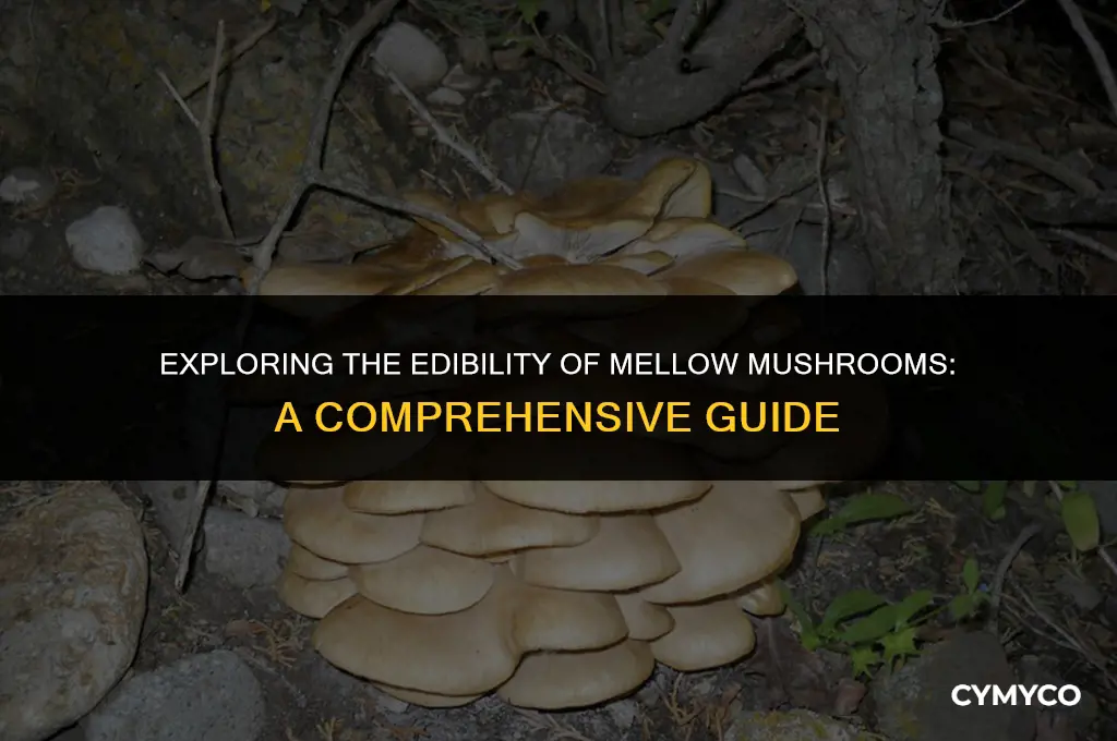 are mellow mushrooms edible