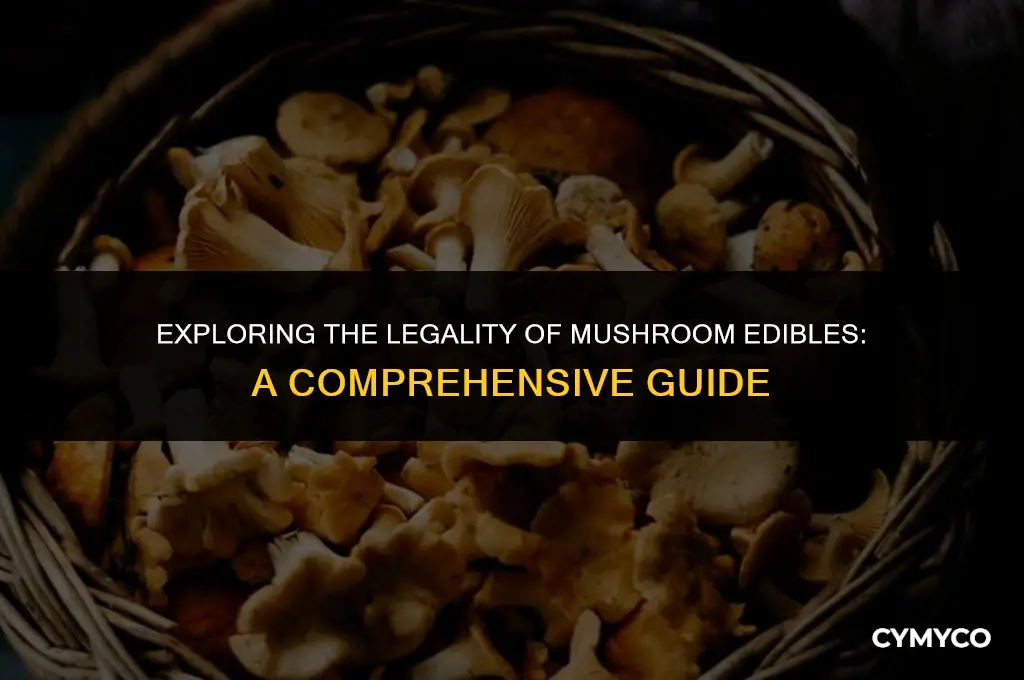 are mushroom edibles legal