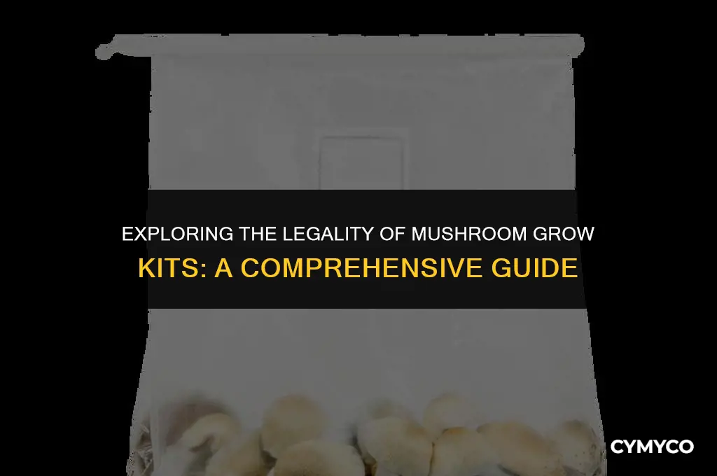 are mushroom grow kits illegal