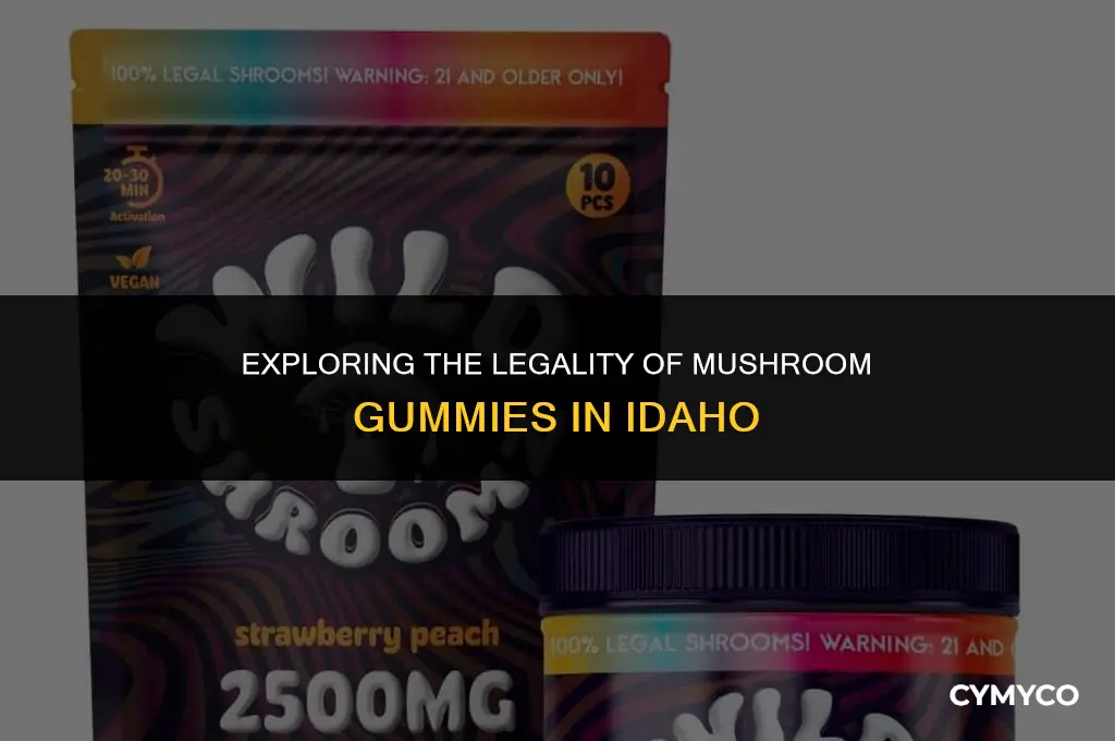 are mushroom gummies legal in idaho