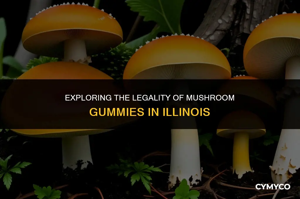 are mushroom gummies legal in illinois