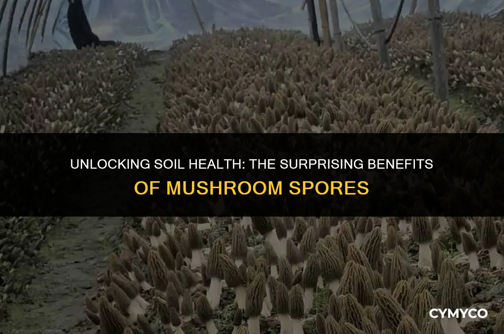 are mushroom spores good for soil