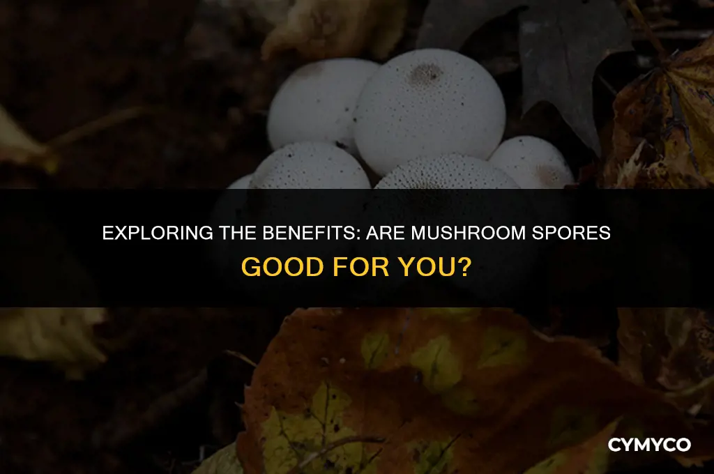 are mushroom spores good