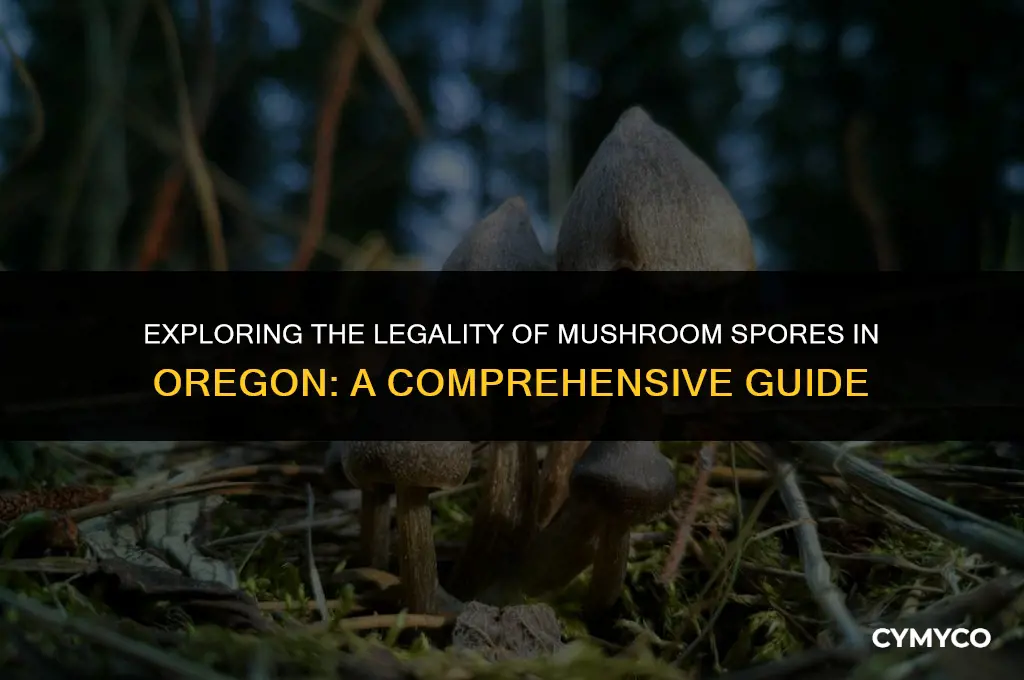 are mushroom spores legal in oregon