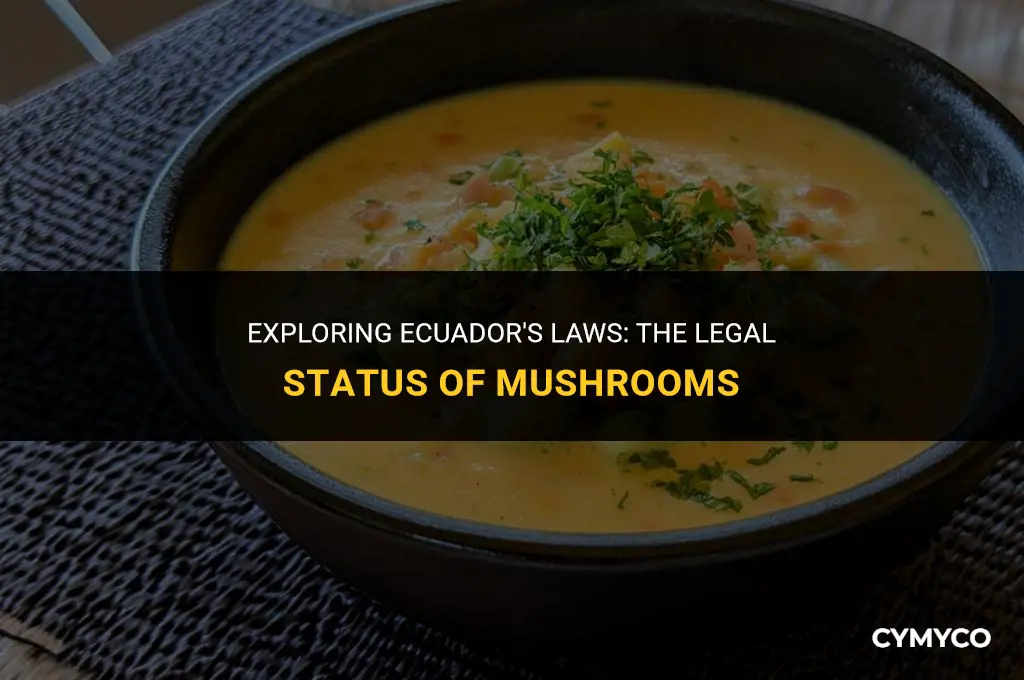 are mushrooms legal in ecuador