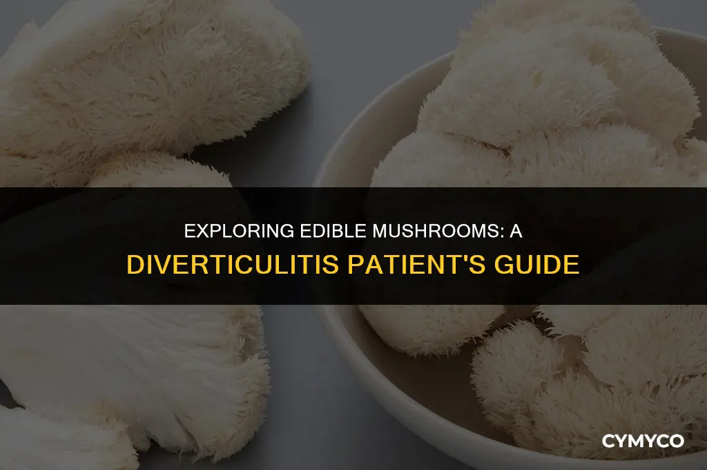 are mushrooms ok to eat with diverticulitis