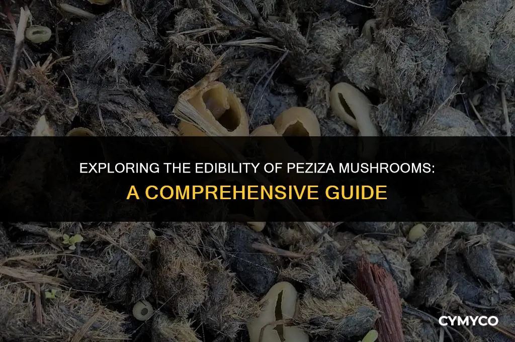 are peziza mushrooms poisonous for you