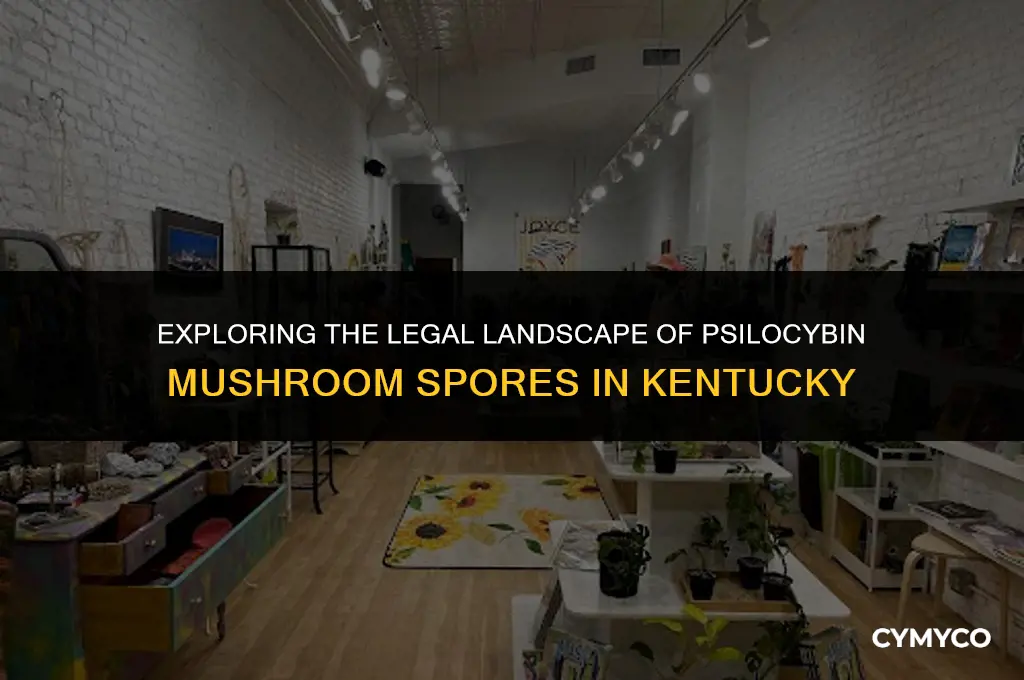 are psilocybin mushroom spores legal in kentucky