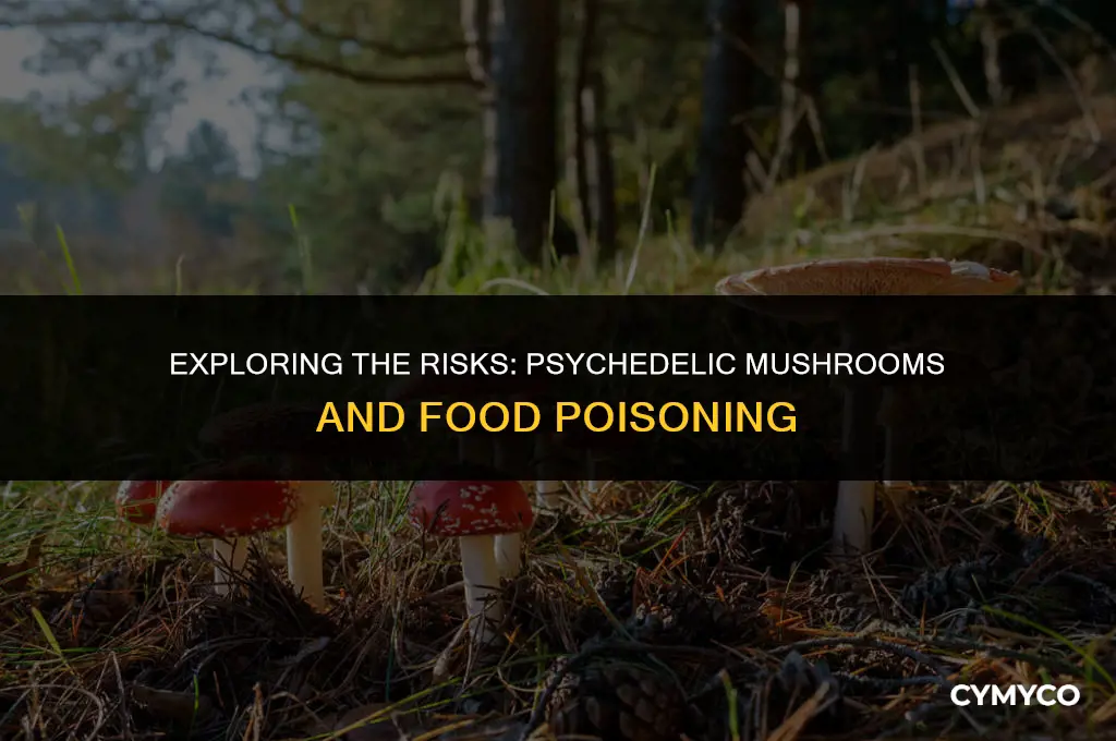 are psychedelic mushrooms food poisoning
