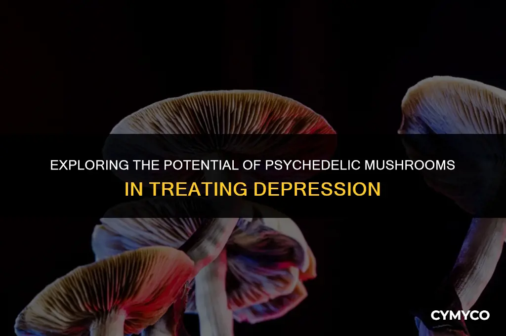 are psychedelic mushrooms good for depression