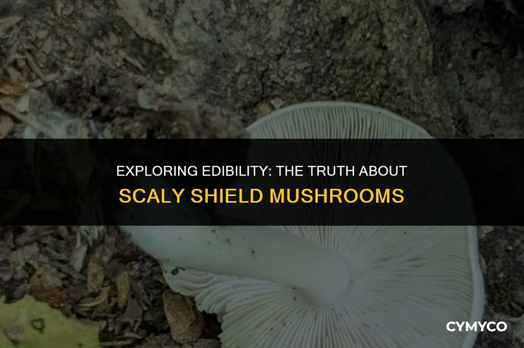 are scaly shield mushrooms edible