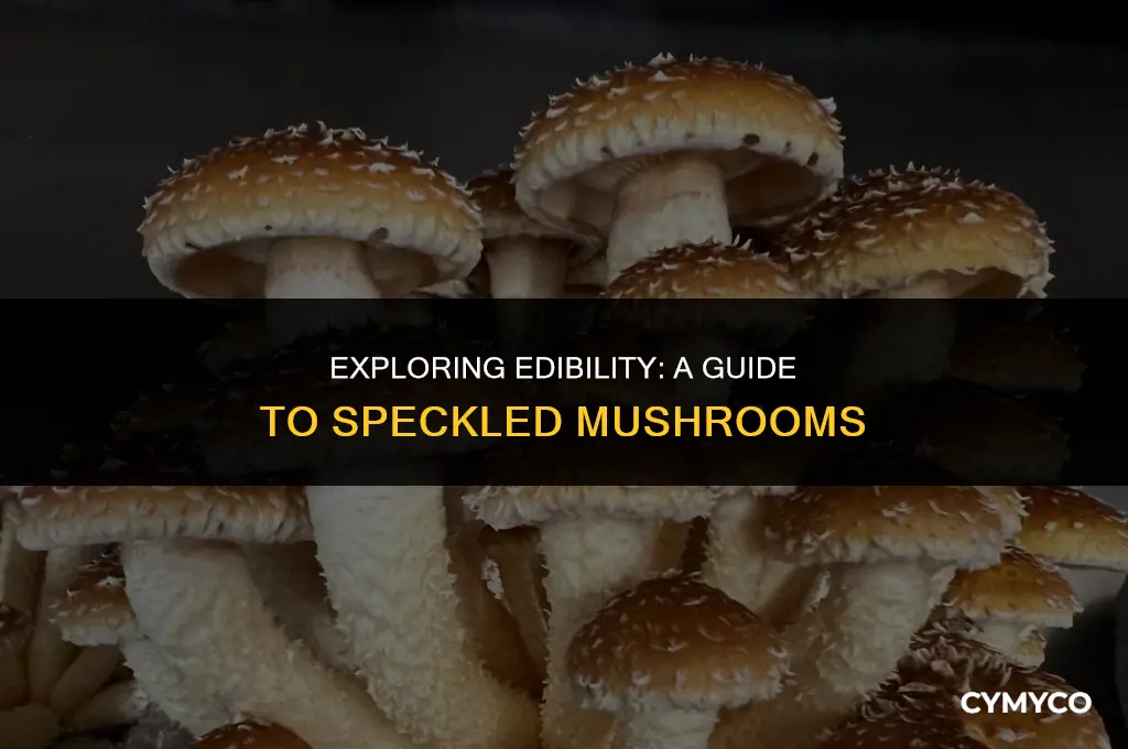 are speckled mushrooms edible