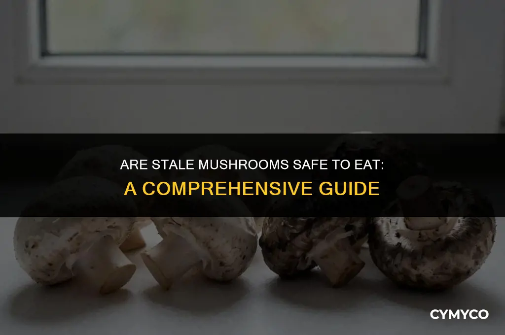 are stale mushrooms safe to eat
