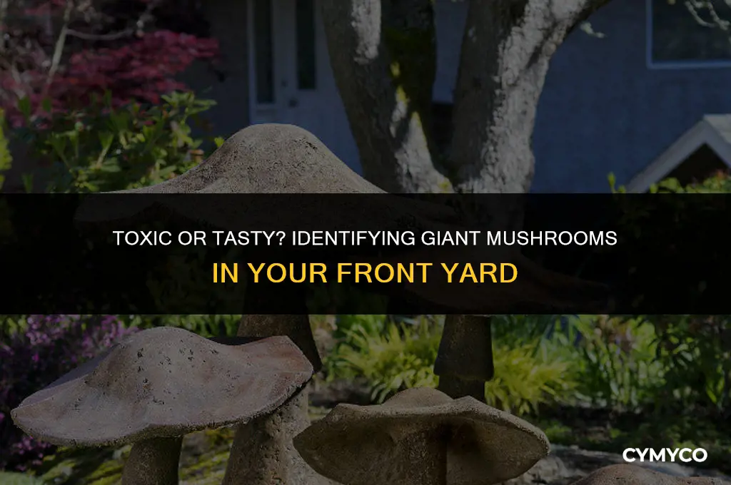are the giant mushrooms in my front yard poisonous