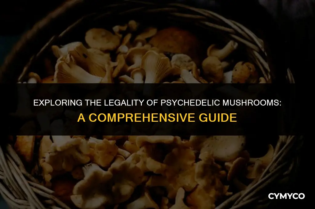 are their any legal psycadelic mushrooms