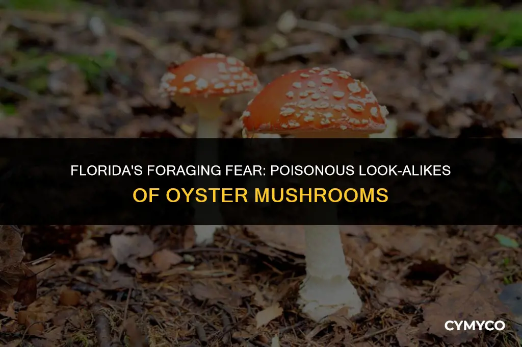 are there any poisonous oyster mushroom look alikes in florida