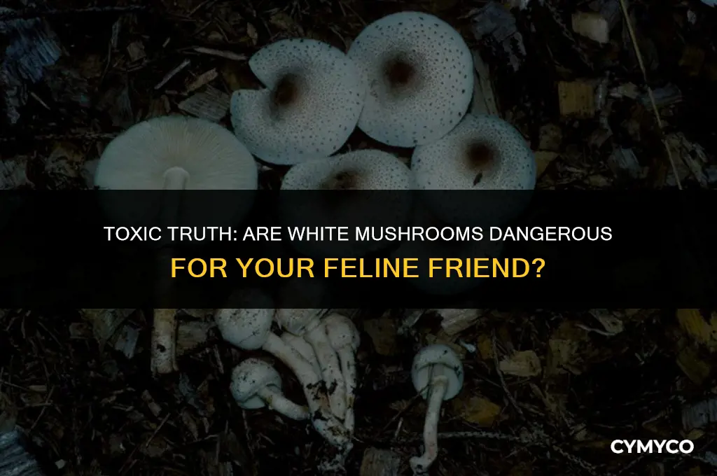 are white mushrooms poisonous to cats