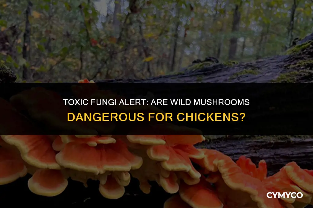 are wild mushrooms poisonous to chickens