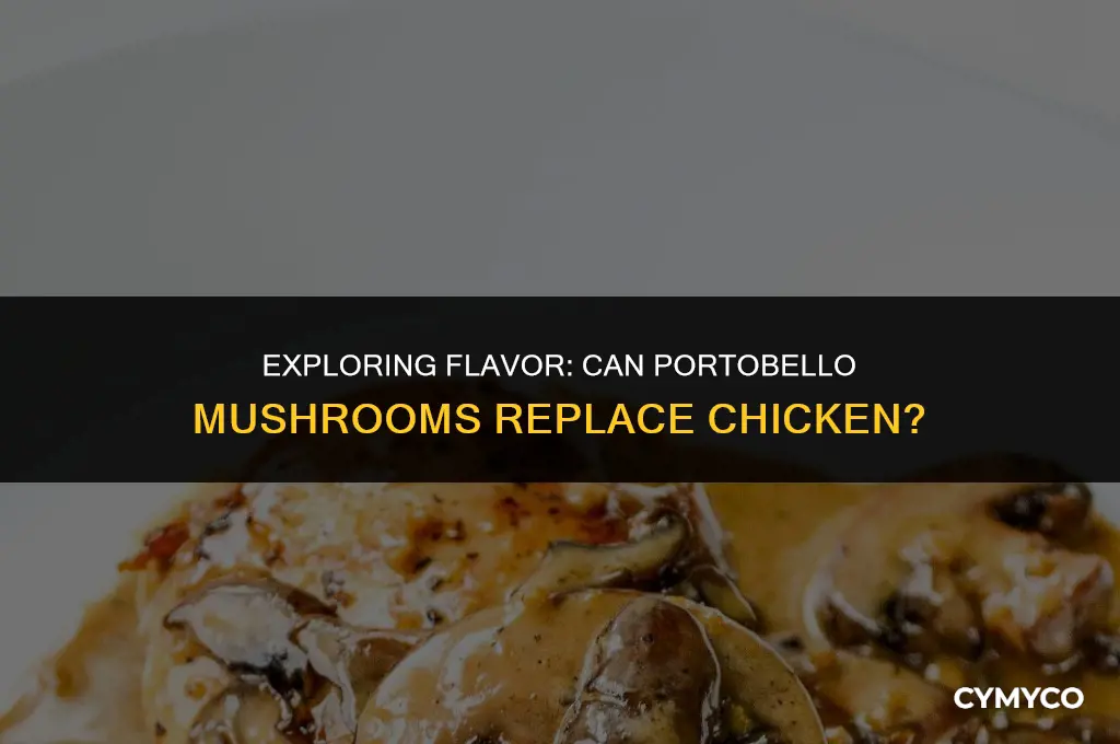 can a portobello substitute for chicken