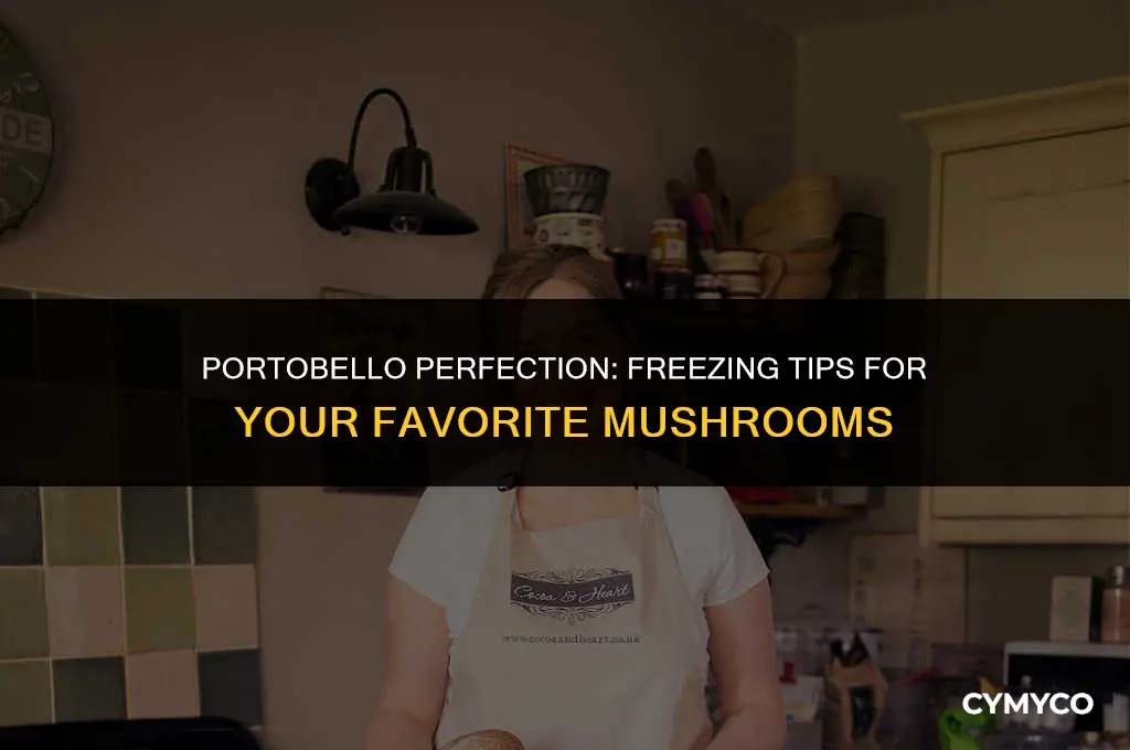 can i freeze portobellos