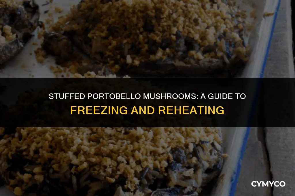 can i freeze stuffed portobello mushrooms