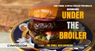 Broiler Bliss: Stuffed Grilled Portobello Mushrooms Made Easy