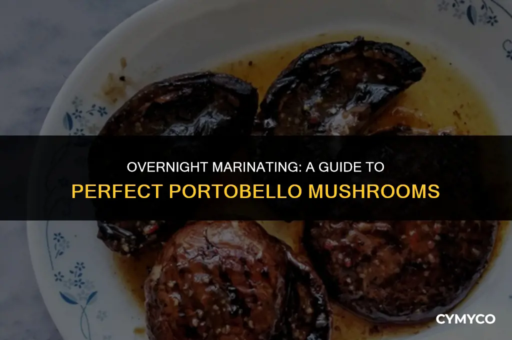 can i marinate portobello mushrooms overnight