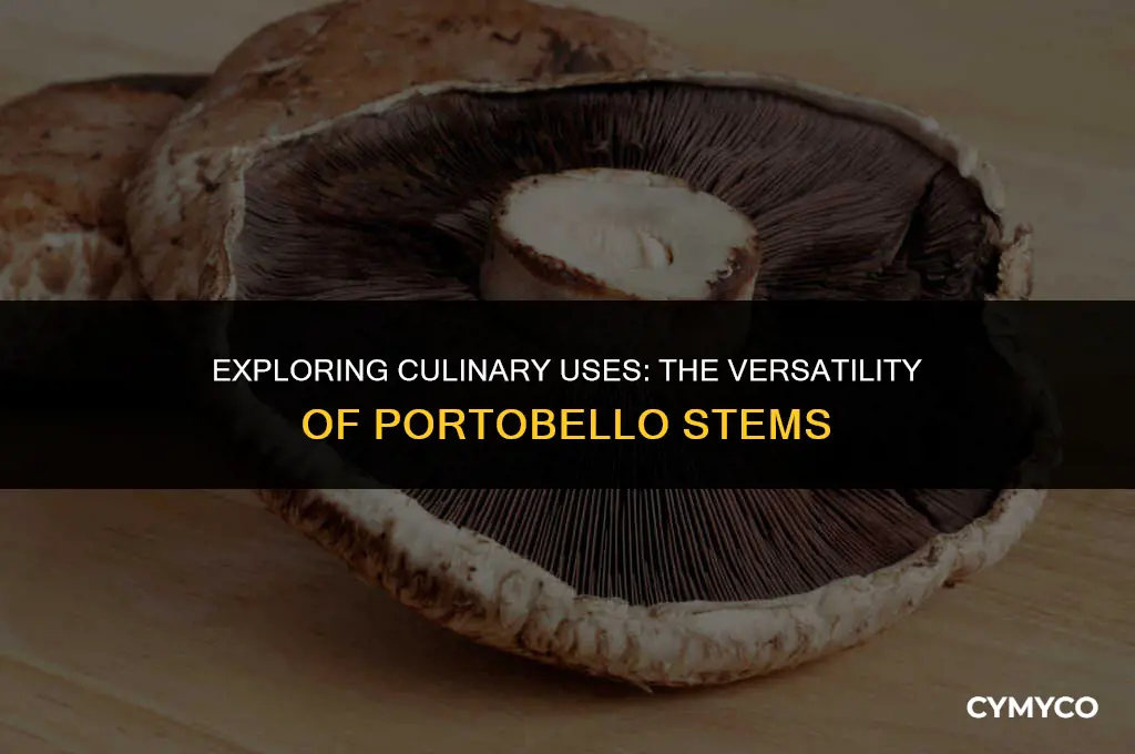 can i use portobello stems