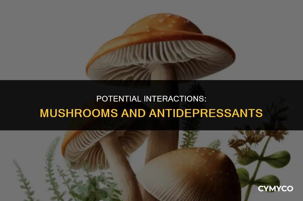 can mushrooms have adverse effects with antidepressants